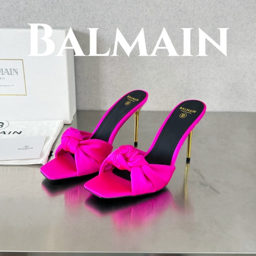 Replica Balmain Slippers For Women #1174274, $108.00 USD, [ITEM#1174274], Replica Balmain Slippers outlet from China