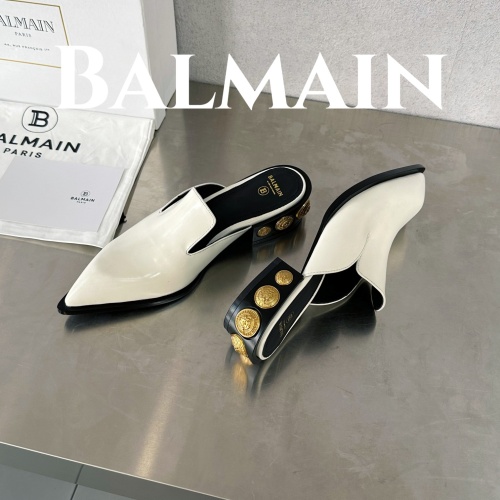 Replica Balmain Slippers For Women #1174282 $118.00 USD for Wholesale