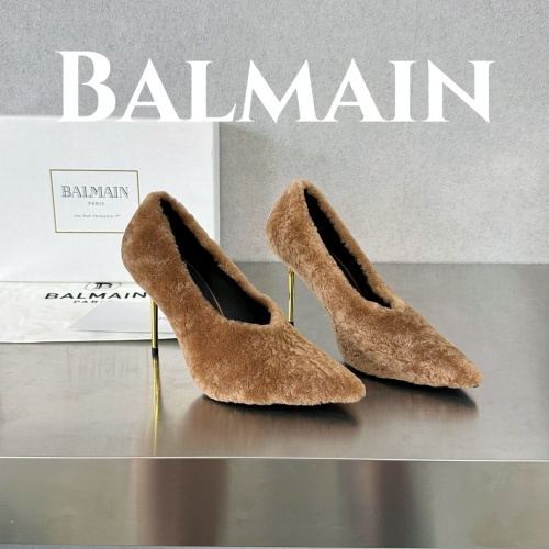 Replica Balmain High-Heeled Shoes For Women #1174333 $132.00 USD for Wholesale