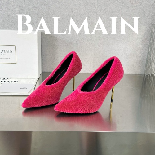 Replica Balmain High-Heeled Shoes For Women #1174334, $132.00 USD, [ITEM#1174334], Replica Balmain High-Heeled Shoes outlet from China
