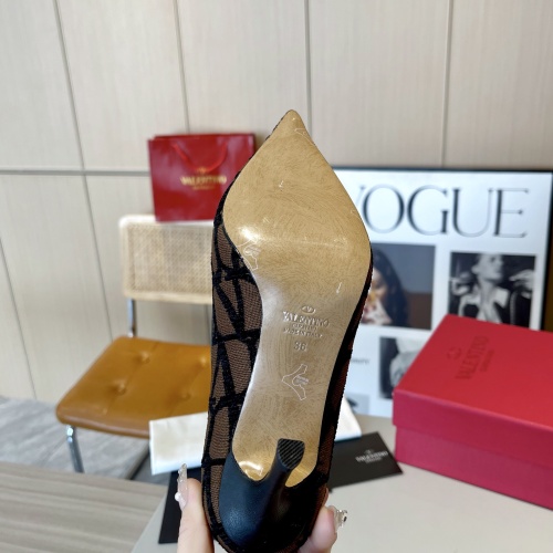 Replica Valentino High-Heeled Shoes For Women #1174375 $96.00 USD for Wholesale