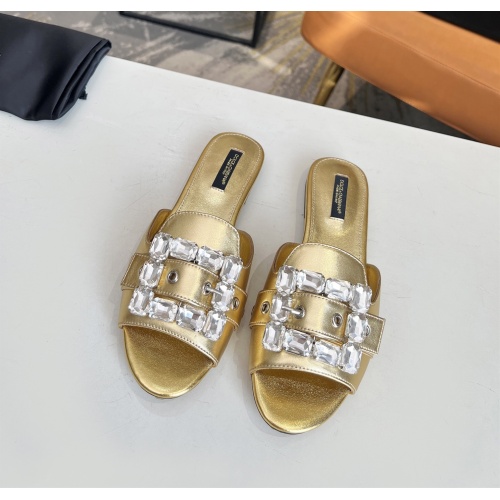 Replica Dolce & Gabbana D&G Slippers For Women #1174387 $85.00 USD for Wholesale