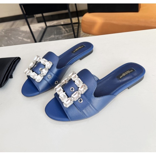 Replica Dolce &amp; Gabbana D&amp;G Slippers For Women #1174400, $85.00 USD, [ITEM#1174400], Replica Dolce &amp; Gabbana D&amp;G Slippers outlet from China