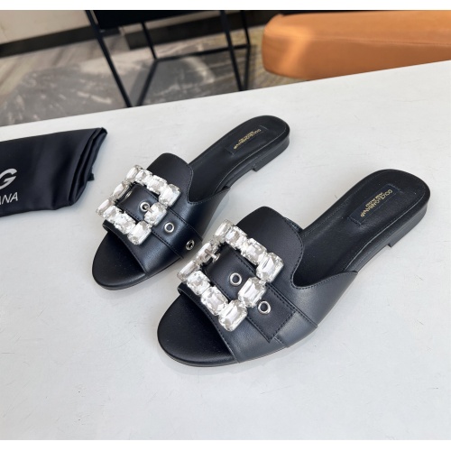 Replica Dolce &amp; Gabbana D&amp;G Slippers For Women #1174401, $85.00 USD, [ITEM#1174401], Replica Dolce &amp; Gabbana D&amp;G Slippers outlet from China