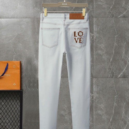 Replica LOEWE Jeans For Men #1174494 $56.00 USD for Wholesale