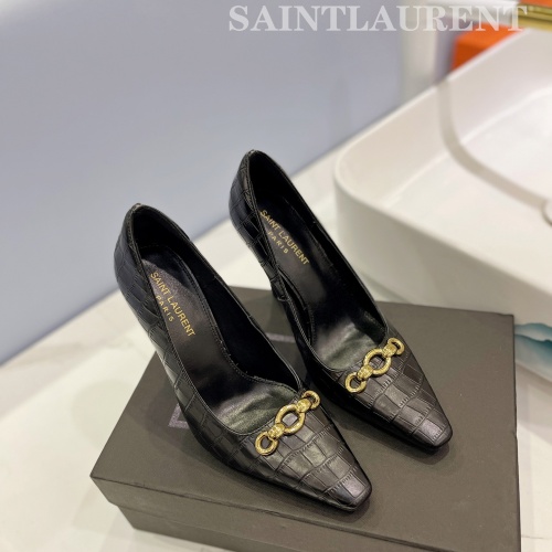 Replica Yves Saint Laurent YSL High-Heeled Shoes For Women #1174645 $115.00 USD for Wholesale