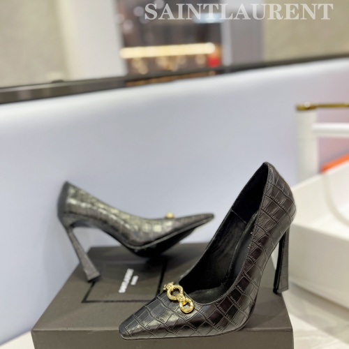 Replica Yves Saint Laurent YSL High-Heeled Shoes For Women #1174645 $115.00 USD for Wholesale