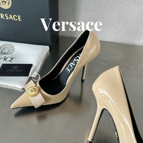 Replica Versace High-Heeled Shoes For Women #1174795 $118.00 USD for Wholesale