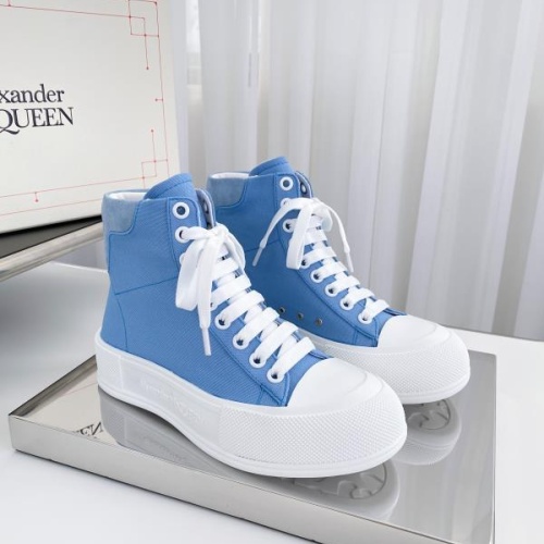 Replica Alexander McQueen High Tops Shoes For Women #1174898, $96.00 USD, [ITEM#1174898], Replica Alexander McQueen High Tops Shoes outlet from China