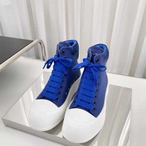 Replica Alexander McQueen High Tops Shoes For Women #1174900 $96.00 USD for Wholesale
