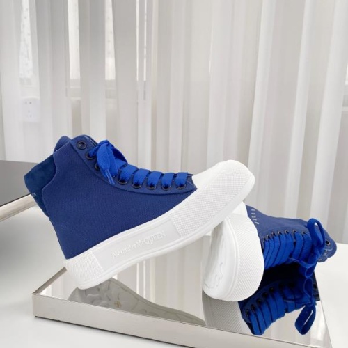 Replica Alexander McQueen High Tops Shoes For Men #1174901 $98.00 USD for Wholesale