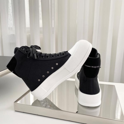 Replica Alexander McQueen High Tops Shoes For Women #1174902 $96.00 USD for Wholesale