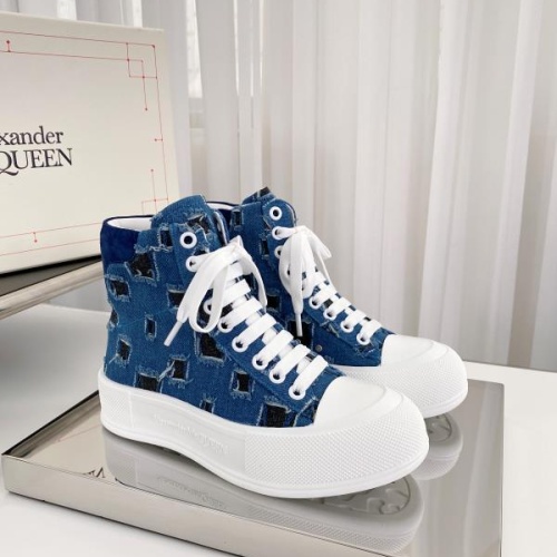 Replica Alexander McQueen High Tops Shoes For Women #1174908, $96.00 USD, [ITEM#1174908], Replica Alexander McQueen High Tops Shoes outlet from China