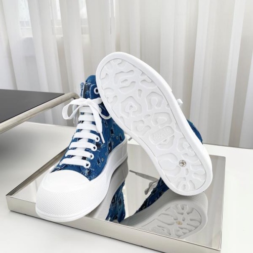 Replica Alexander McQueen High Tops Shoes For Men #1174909 $98.00 USD for Wholesale