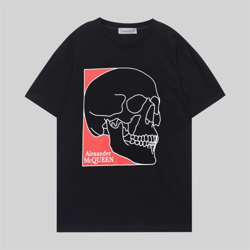 Replica Alexander McQueen T-shirts Short Sleeved For Unisex #1174980, $27.00 USD, [ITEM#1174980], Replica Alexander McQueen T-shirts outlet from China