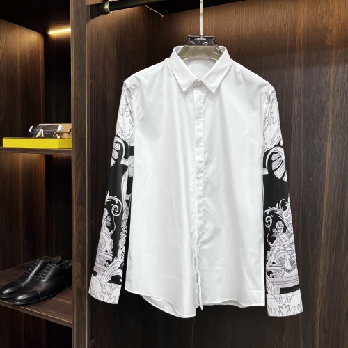 Replica Versace Shirts Long Sleeved For Men #1175669, $85.00 USD, [ITEM#1175669], Replica Versace Shirts outlet from China