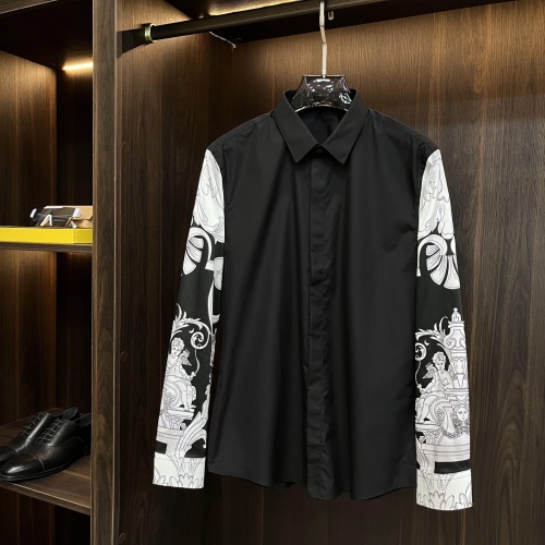 Replica Versace Shirts Long Sleeved For Men #1175670, $85.00 USD, [ITEM#1175670], Replica Versace Shirts outlet from China
