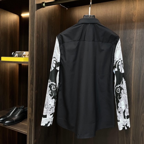 Replica Versace Shirts Long Sleeved For Men #1175670 $85.00 USD for Wholesale
