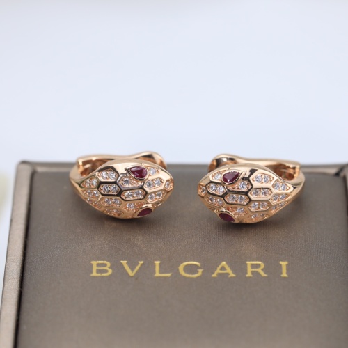 Replica Bvlgari Earrings For Women #1175714 $40.00 USD for Wholesale