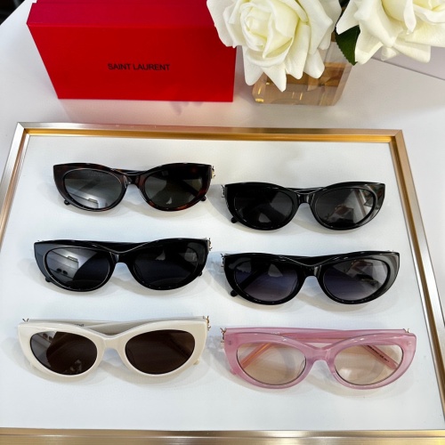 Replica Yves Saint Laurent YSL AAA Quality Sunglasses #1176424 $60.00 USD for Wholesale