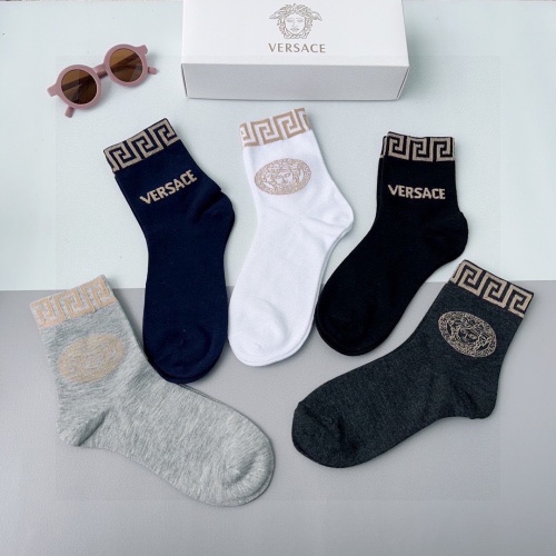 Replica Versace Socks #1176957 $29.00 USD for Wholesale