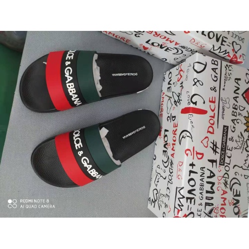 Replica Dolce & Gabbana D&G Slippers For Women #1177203 $48.00 USD for Wholesale