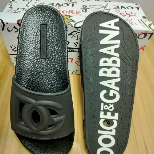 Replica Dolce & Gabbana D&G Slippers For Men #1177207 $48.00 USD for Wholesale