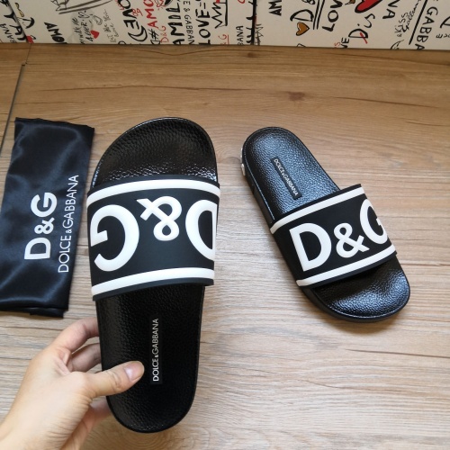 Replica Dolce & Gabbana D&G Slippers For Men #1177211 $48.00 USD for Wholesale