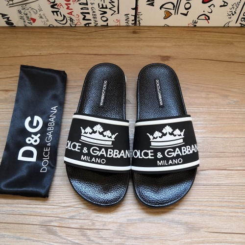 Replica Dolce &amp; Gabbana D&amp;G Slippers For Women #1177214, $48.00 USD, [ITEM#1177214], Replica Dolce &amp; Gabbana D&amp;G Slippers outlet from China