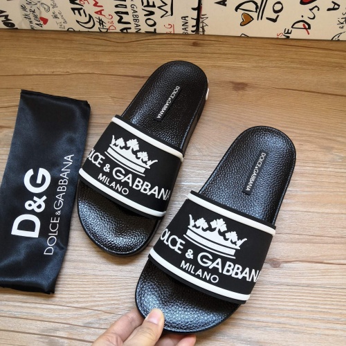 Replica Dolce & Gabbana D&G Slippers For Women #1177214 $48.00 USD for Wholesale