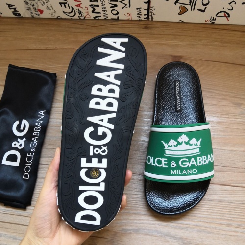 Replica Dolce & Gabbana D&G Slippers For Men #1177217 $48.00 USD for Wholesale