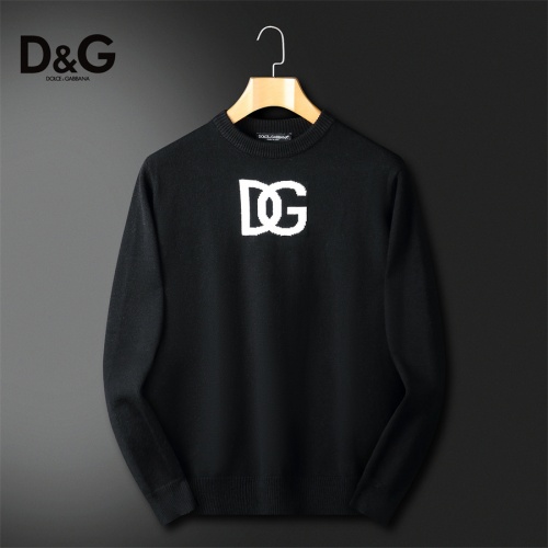 Replica Dolce &amp; Gabbana D&amp;G Sweaters Long Sleeved For Men #1177627, $52.00 USD, [ITEM#1177627], Replica Dolce &amp; Gabbana D&amp;G Sweaters outlet from China