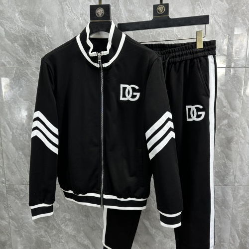 Replica Dolce &amp; Gabbana D&amp;G Tracksuits Long Sleeved For Men #1177711, $108.00 USD, [ITEM#1177711], Replica Dolce &amp; Gabbana D&amp;G Tracksuits outlet from China