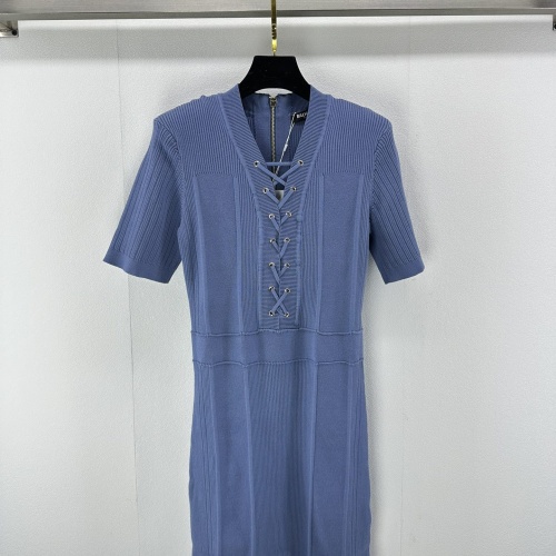 Replica Balmain Dresses Short Sleeved For Women #1178088, $108.00 USD, [ITEM#1178088], Replica Balmain Dresses outlet from China
