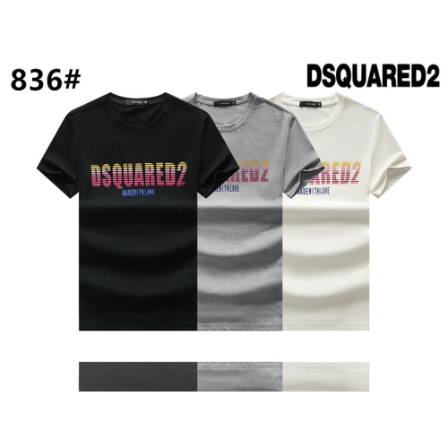 Replica Dsquared T-Shirts Short Sleeved For Men #1178091 $23.00 USD for Wholesale