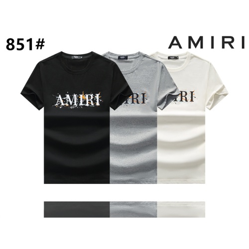 Replica Amiri T-Shirts Short Sleeved For Men #1178102 $23.00 USD for Wholesale