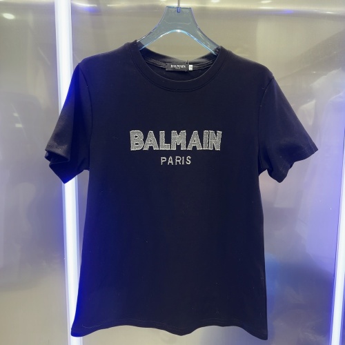 Replica Balmain T-Shirts Short Sleeved For Women #1178132, $52.00 USD, [ITEM#1178132], Replica Balmain T-Shirts outlet from China
