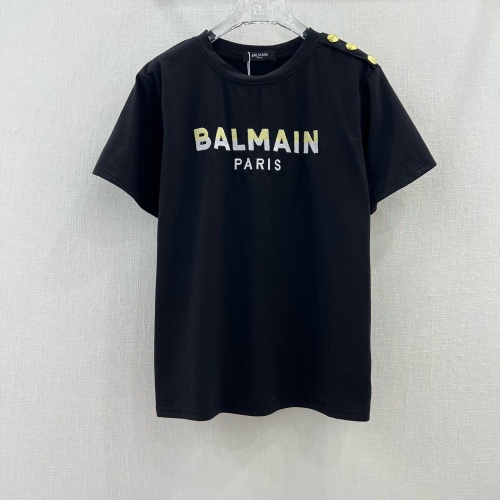 Replica Balmain T-Shirts Short Sleeved For Women #1178133, $68.00 USD, [ITEM#1178133], Replica Balmain T-Shirts outlet from China