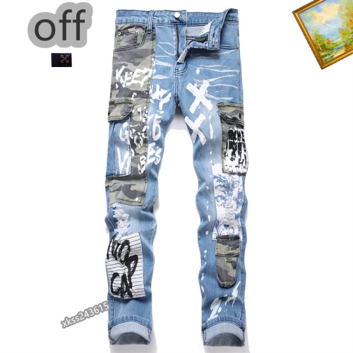 Replica Off-White Jeans For Men #1178157, $48.00 USD, [ITEM#1178157], Replica Off-White Jeans outlet from China