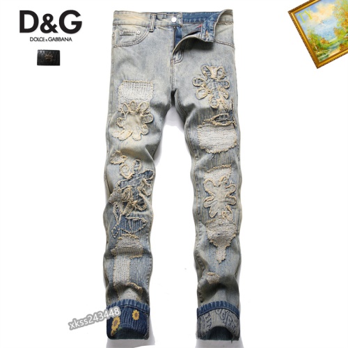 Replica Dolce &amp; Gabbana D&amp;G Jeans For Men #1178160, $48.00 USD, [ITEM#1178160], Replica Dolce &amp; Gabbana D&amp;G Jeans outlet from China