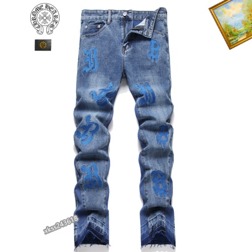 Replica Chrome Hearts Jeans For Men #1178164, $48.00 USD, [ITEM#1178164], Replica Chrome Hearts Jeans outlet from China