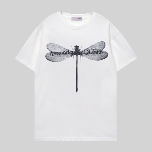 Replica Alexander McQueen T-shirts Short Sleeved For Unisex #1178333, $32.00 USD, [ITEM#1178333], Replica Alexander McQueen T-shirts outlet from China