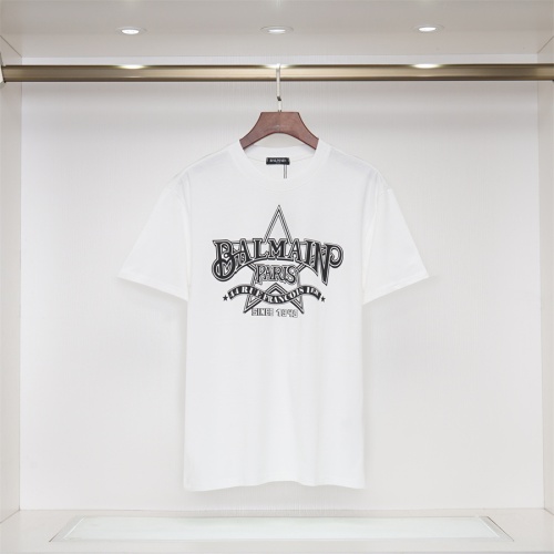 Replica Balmain T-Shirts Short Sleeved For Unisex #1178374, $32.00 USD, [ITEM#1178374], Replica Balmain T-Shirts outlet from China