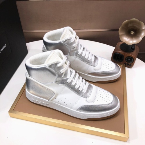 Replica Yves Saint Laurent YSL High Tops Shoes For Men #1178766, $98.00 USD, [ITEM#1178766], Replica Yves Saint Laurent YSL High Tops Shoes outlet from China