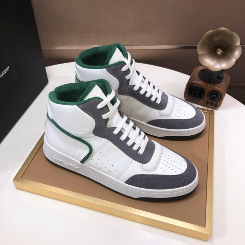 Replica Yves Saint Laurent YSL High Tops Shoes For Men #1178770, $98.00 USD, [ITEM#1178770], Replica Yves Saint Laurent YSL High Tops Shoes outlet from China