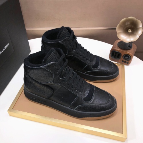 Replica Yves Saint Laurent YSL High Tops Shoes For Men #1178772, $98.00 USD, [ITEM#1178772], Replica Yves Saint Laurent YSL High Tops Shoes outlet from China