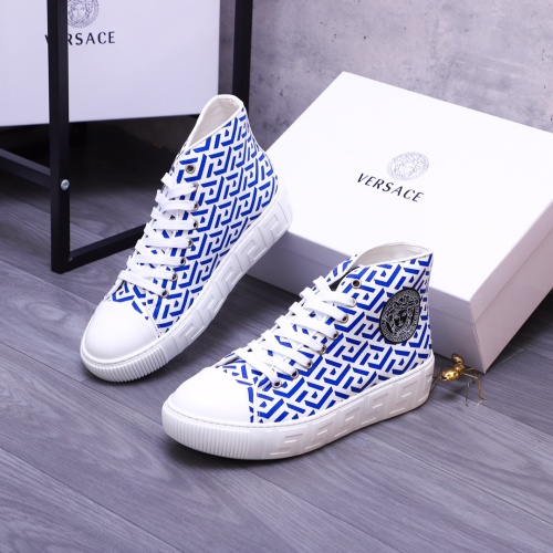 Replica Versace High Tops Shoes For Men #1178818, $72.00 USD, [ITEM#1178818], Replica Versace High Tops Shoes outlet from China
