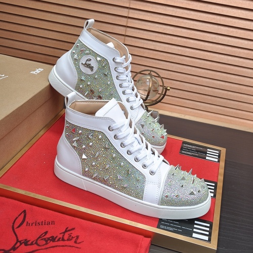 Replica Christian Louboutin High Top Shoes For Men #1179108, $88.00 USD, [ITEM#1179108], Replica Christian Louboutin High Top Shoes outlet from China