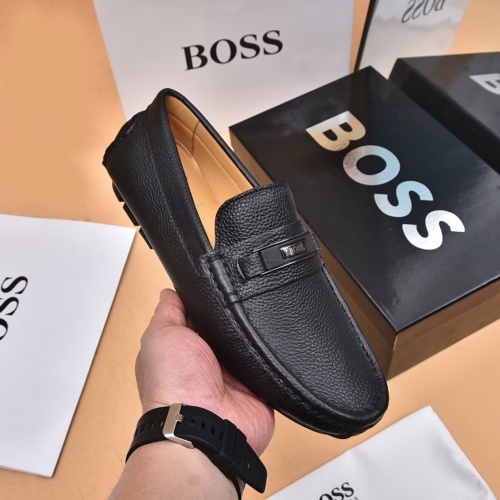 Replica Boss Leather Shoes For Men #1179111, $80.00 USD, [ITEM#1179111], Replica Boss Leather Shoes outlet from China