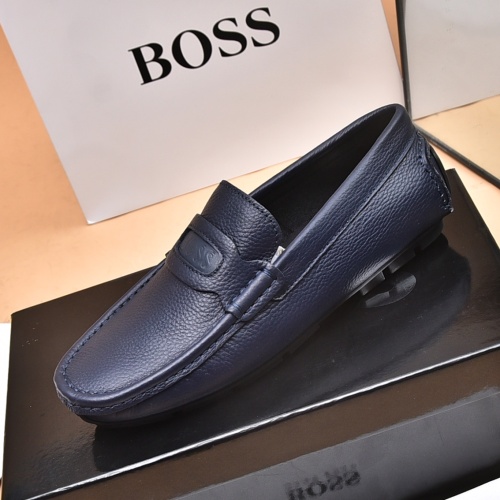 Replica Boss Leather Shoes For Men #1179112 $80.00 USD for Wholesale
